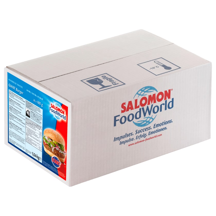 Salomon FoodWorld Giant Burger 28x180g